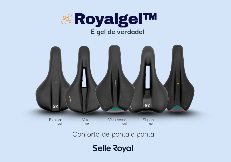 Royal Ciclo apresenta nova linha de selins com tecnologia Royalgel™